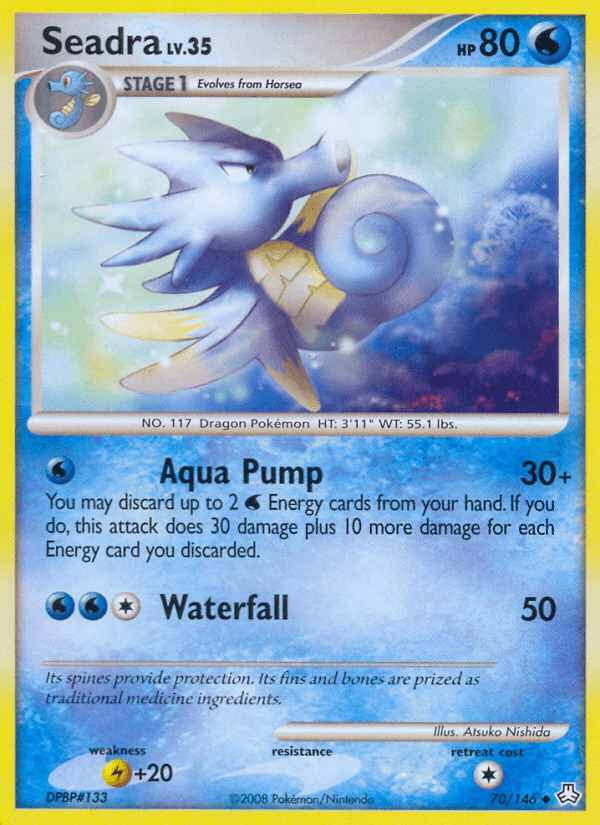 Seadra, carta 70 de Legends Awakened
