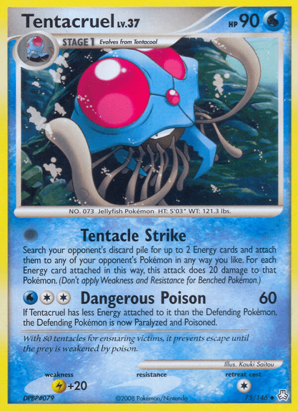 Tentacruel, carta 75 de Legends Awakened