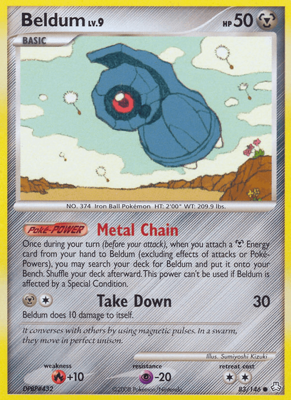 Beldum, carta 83 de Legends Awakened