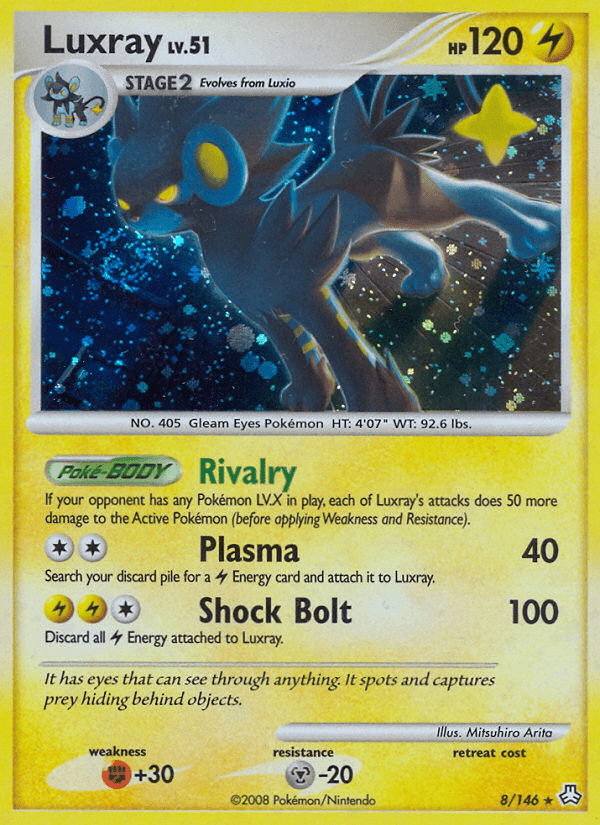 Luxray, carta 8 de Legends Awakened