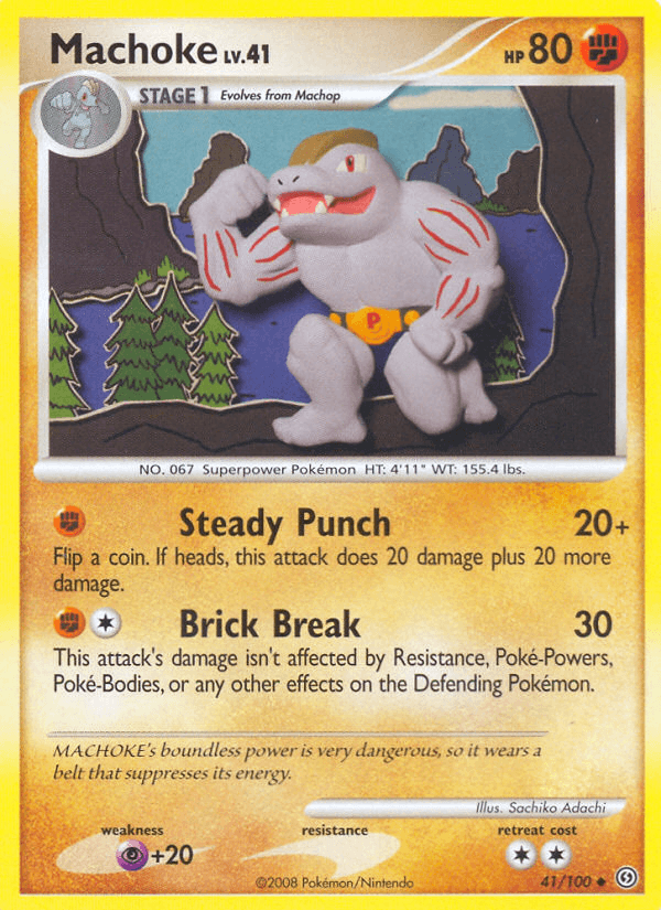 Machoke, carta 41 de Stormfront