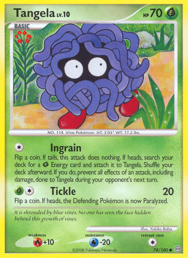 Tangela, carta 78 de Stormfront