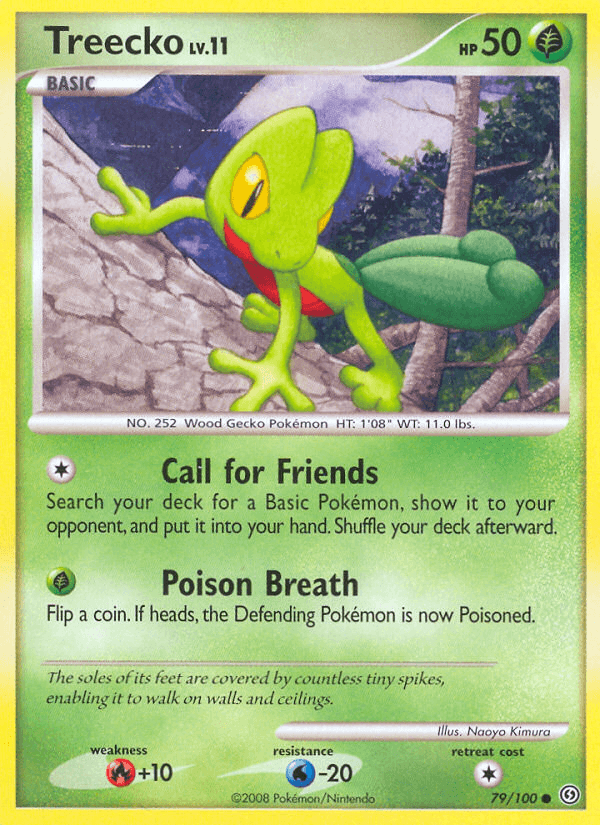 Treecko, carta 79 de Stormfront