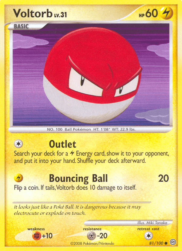 Voltorb, carta 81 de Stormfront