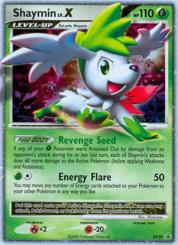 Shaymin, carta DP39 de DP Black Star Promos