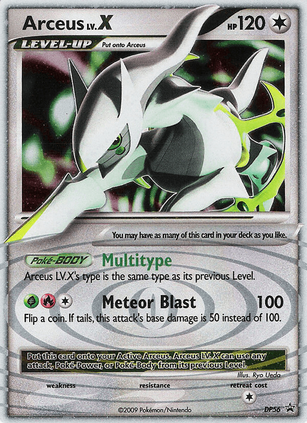 Arceus, carta DP56 de DP Black Star Promos