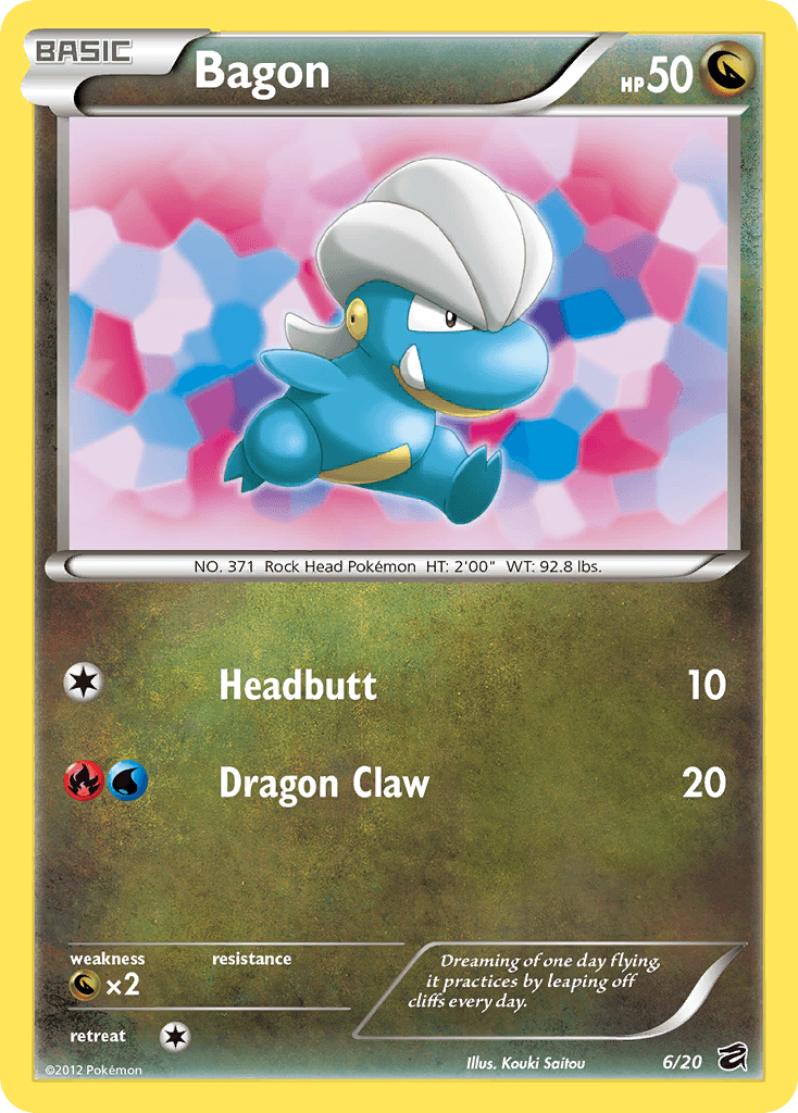 Bagon, carta 6 de Dragon Vault
