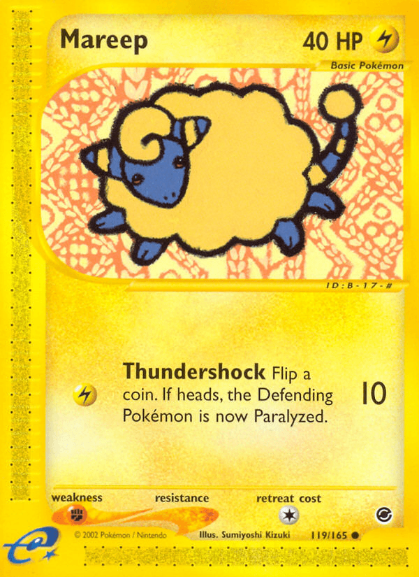 Mareep, carta 119 de Expedition Base Set