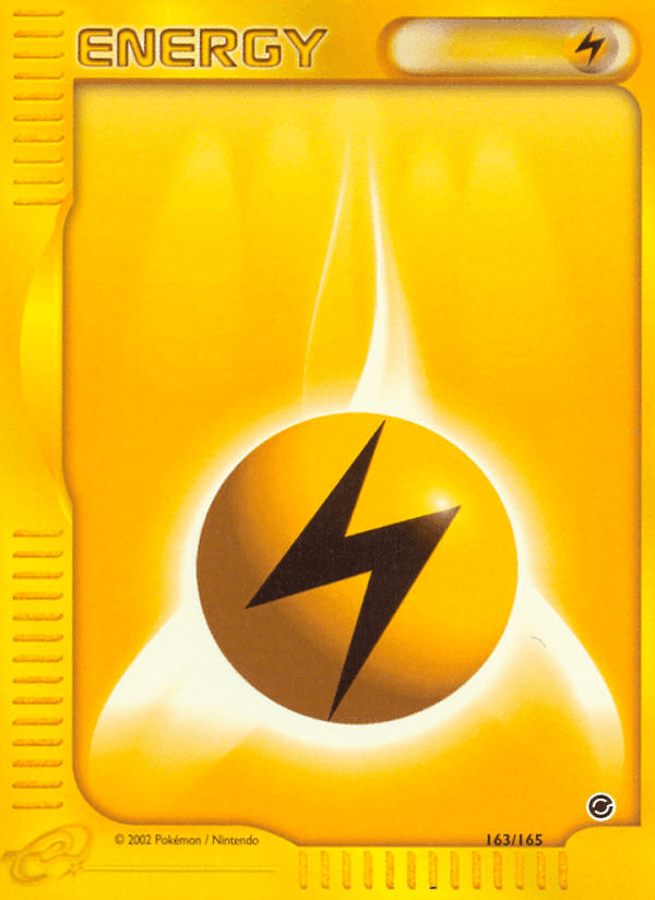 Lightning Energy, carta 163 de Expedition Base Set