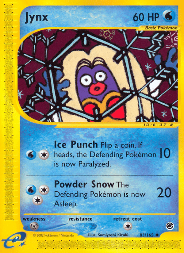 Jynx, carta 83 de Expedition Base Set