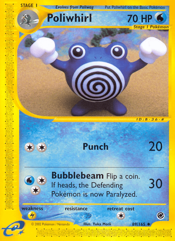 Poliwhirl, carta 89 de Expedition Base Set