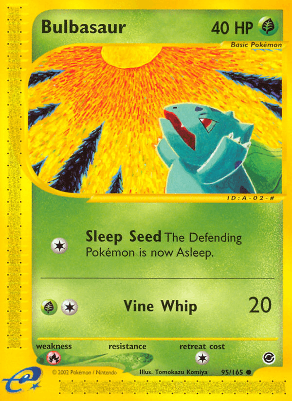 Bulbasaur, carta 95 de Expedition Base Set