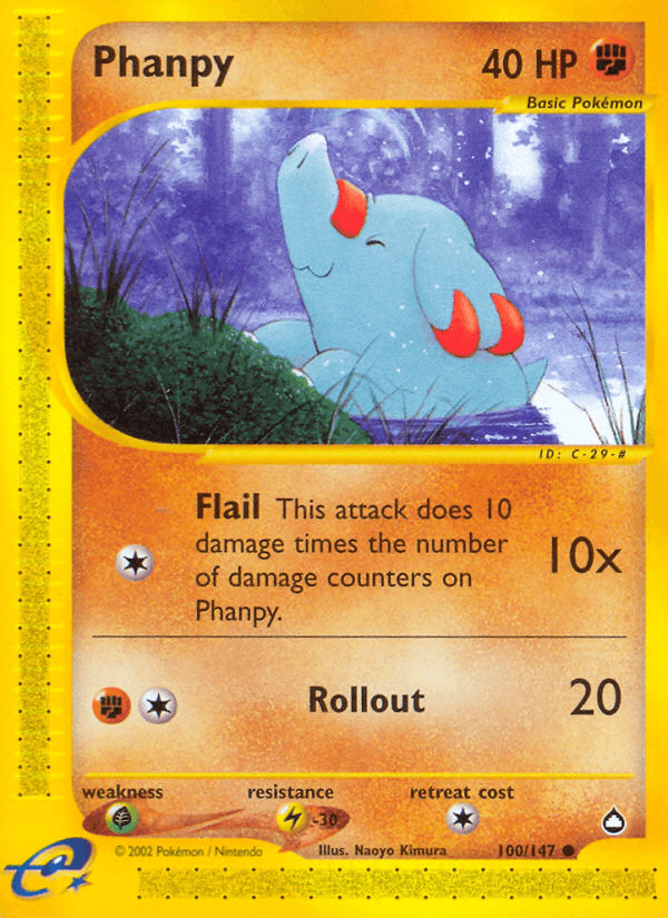 Phanpy, carta 100 de Aquapolis