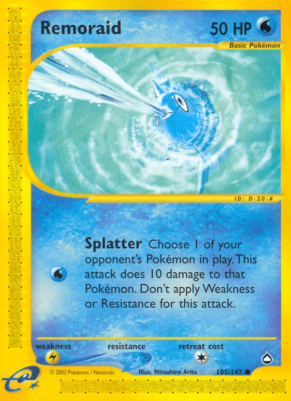 Remoraid, carta 105 de Aquapolis