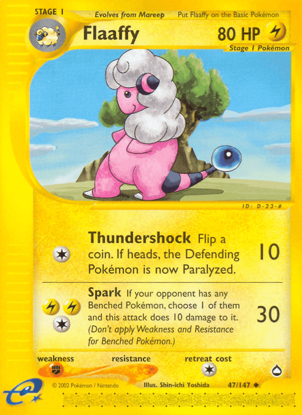 Flaaffy, carta 47 de Aquapolis