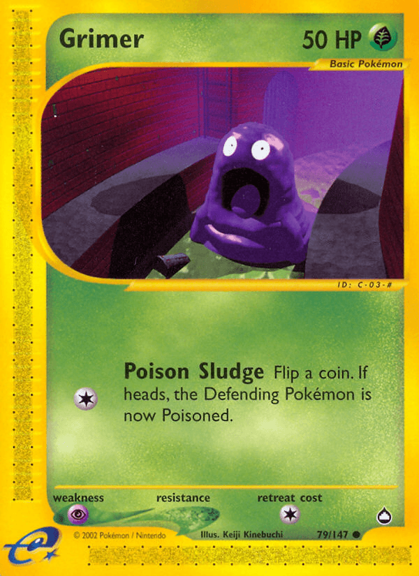 Grimer, carta 79 de Aquapolis