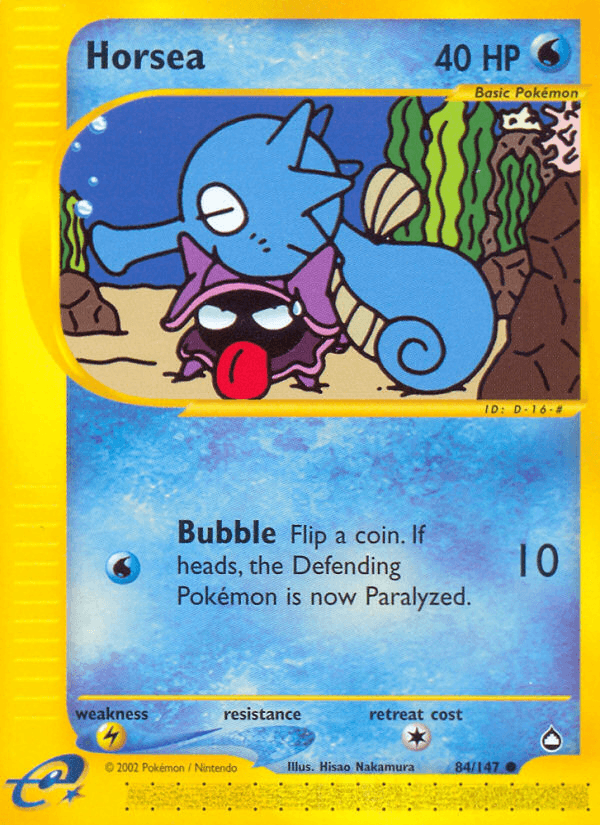 Horsea, carta 84 de Aquapolis