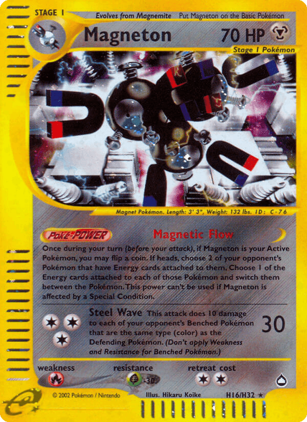 Magneton, carta H16 de Aquapolis