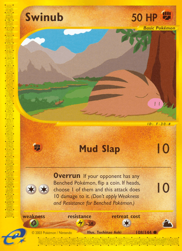 Swinub, carta 108 de Skyridge