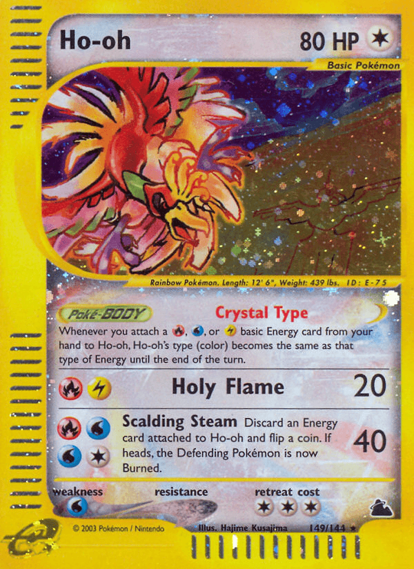 Ho-oh, carta 149 de Skyridge