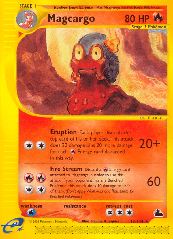 Magcargo, carta 17 de Skyridge