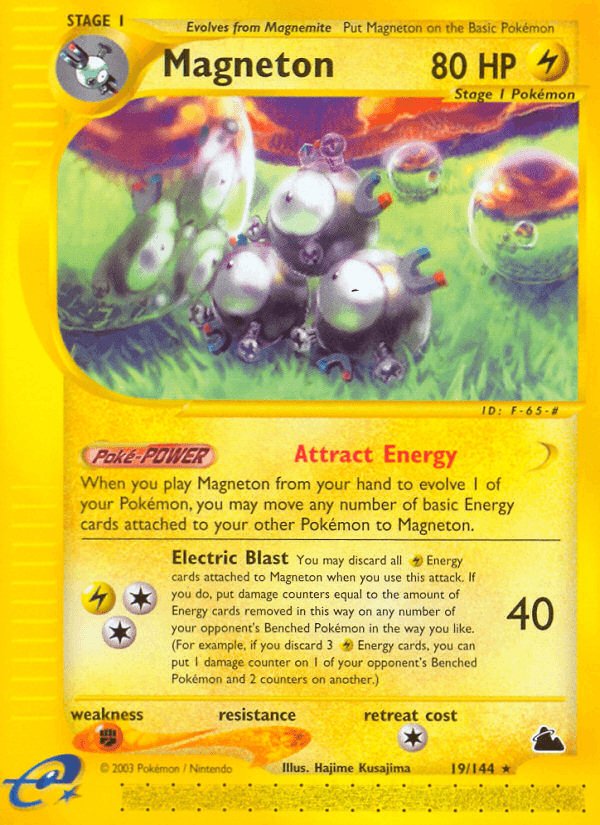 Magneton, carta 19 de Skyridge