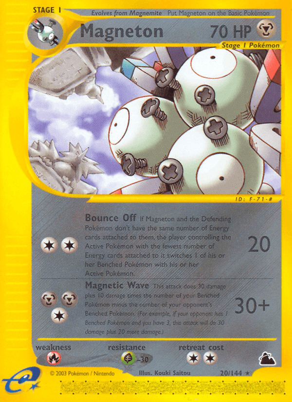 Magneton, carta 20 de Skyridge