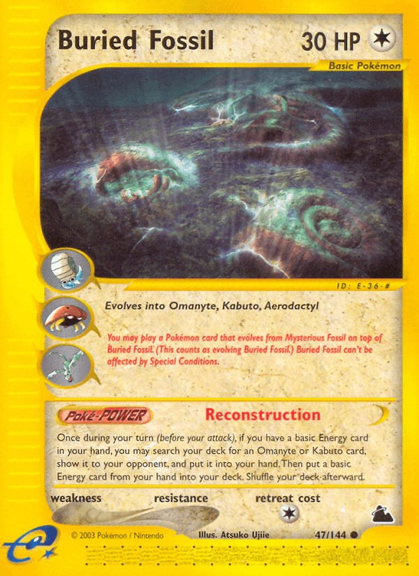 Buried Fossil, carta 47 de Skyridge