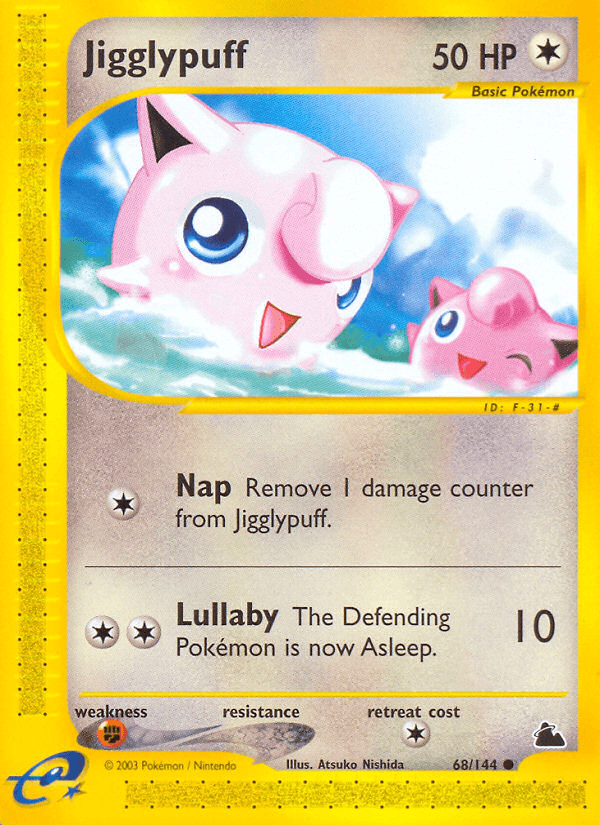 Jigglypuff, carta 68 de Skyridge
