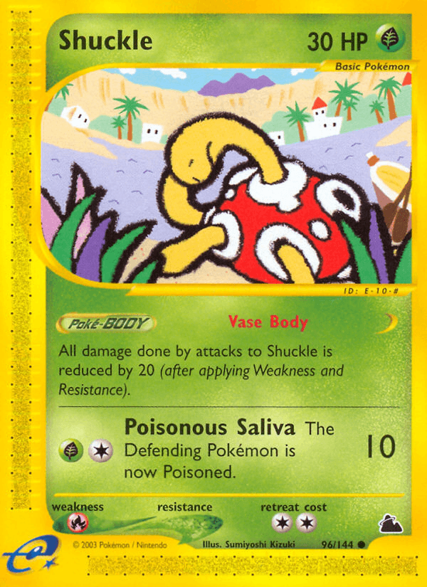 Shuckle, carta 96 de Skyridge