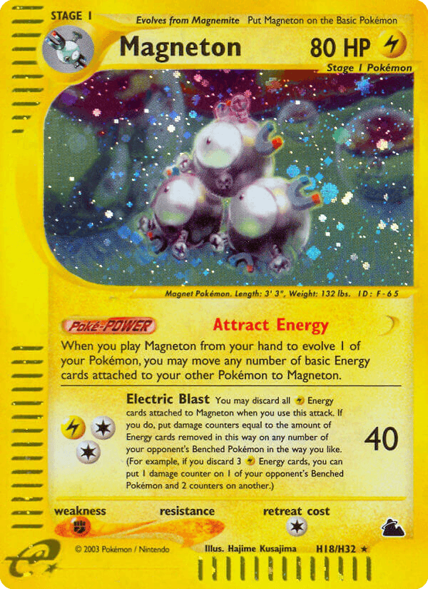 Magneton, carta H18 de Skyridge