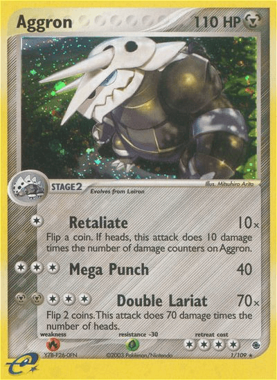 Aggron, carta 1 de Ruby & Sapphire