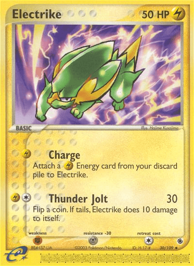 Electrike, carta 30 de Ruby & Sapphire