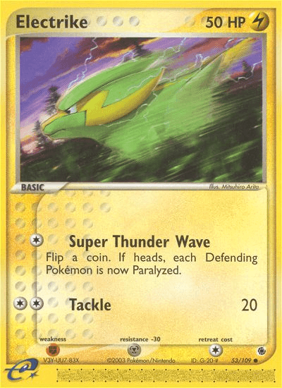 Electrike, carta 53 de Ruby & Sapphire