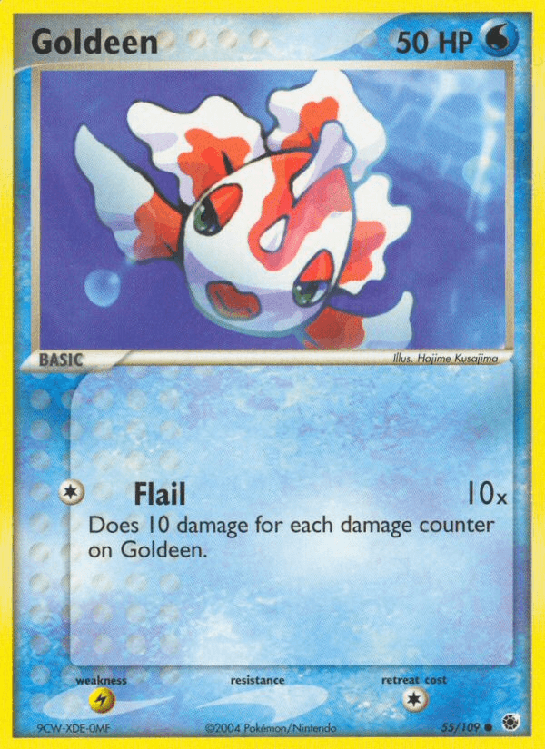 Goldeen, carta 55 de Ruby & Sapphire