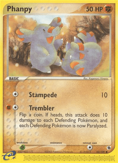 Phanpy, carta 62 de Ruby & Sapphire