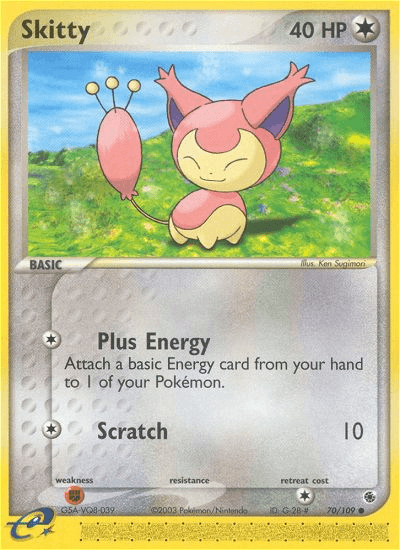 Skitty, carta 70 de Ruby & Sapphire