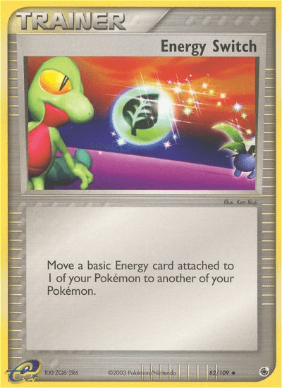 Energy Switch, carta 82 de Ruby & Sapphire