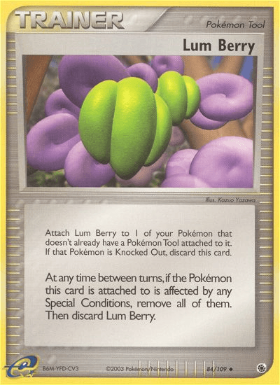 Lum Berry, carta 84 de Ruby & Sapphire