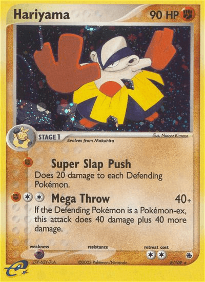 Hariyama, carta 8 de Ruby & Sapphire