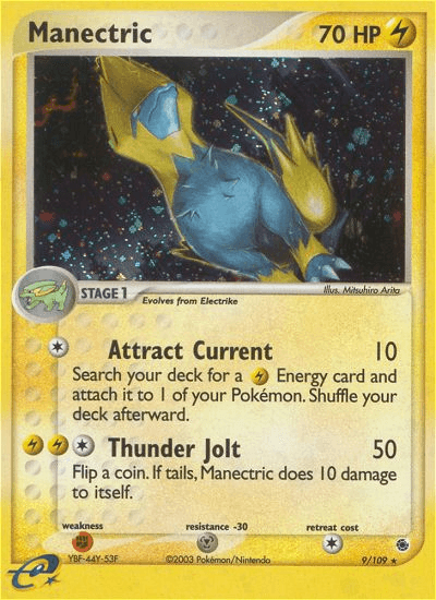 Manectric, carta 9 de Ruby & Sapphire
