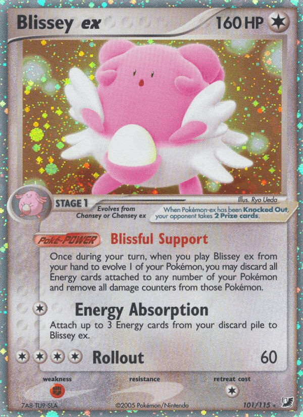 Blissey ex, carta 101 de Unseen Forces