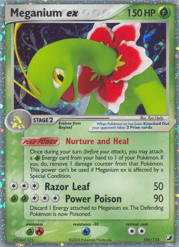 Meganium ex, carta 106 de Unseen Forces