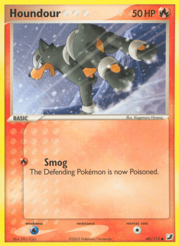 Houndour, carta 60 de Unseen Forces