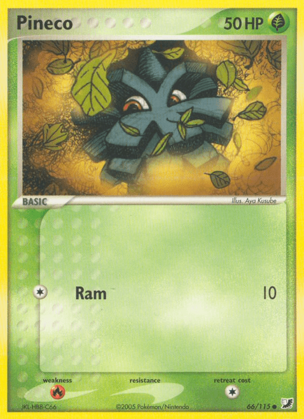Pineco, carta 66 de Unseen Forces