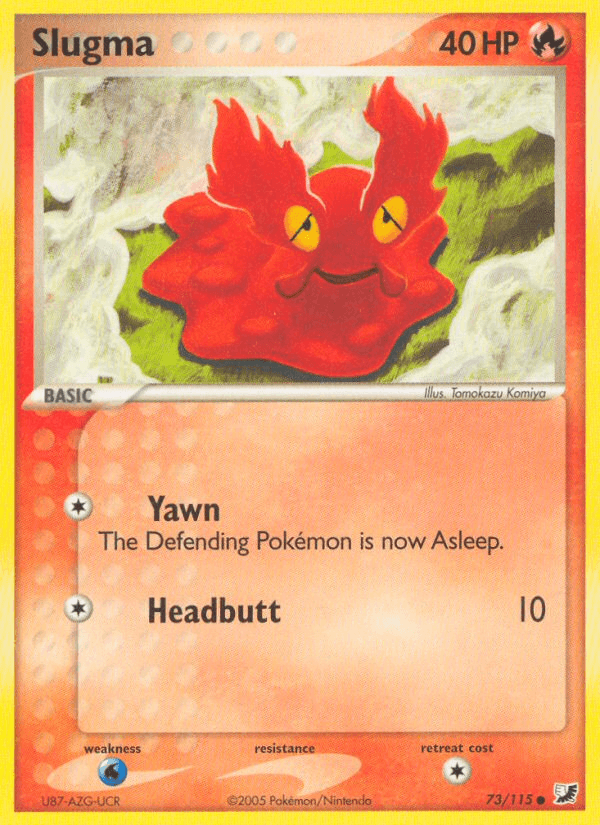 Slugma, carta 73 de Unseen Forces