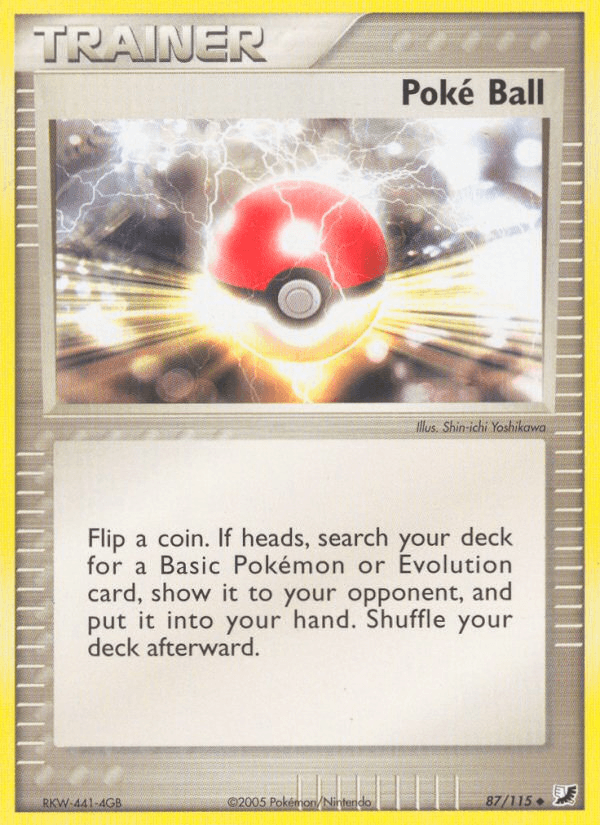 Poké Ball, carta 87 de Unseen Forces
