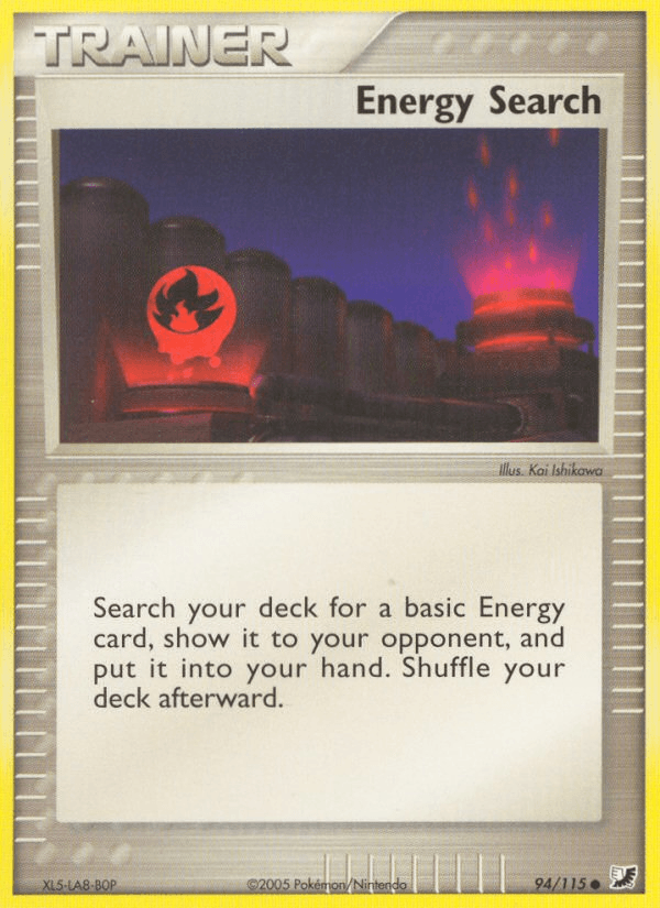 Energy Search, carta 94 de Unseen Forces