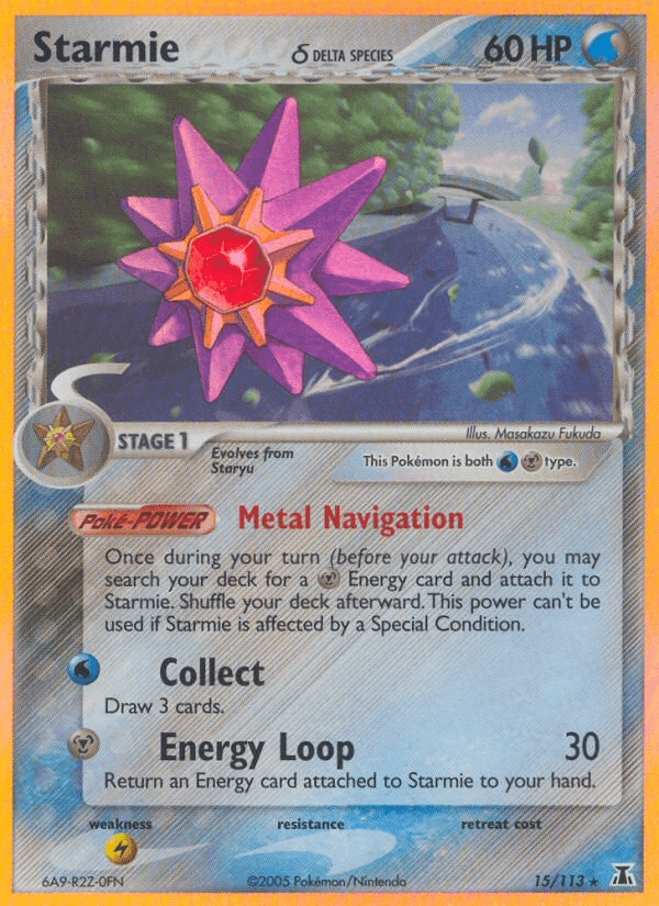 Starmie δ, carta 15 de Delta Species