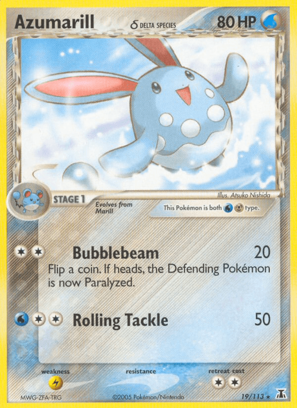 Azumarill δ, carta 19 de Delta Species